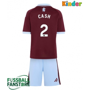 Aston Villa Matty Cash #2 Replik Heimtrikot Kinder 2026-27 Kurzarm (+ Kurze Hosen)